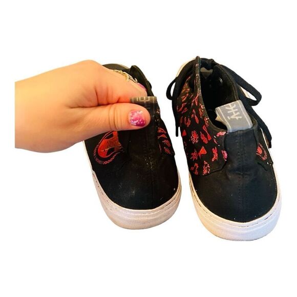 akedo x sea of thieves shoes the reaper mens black & red RARE size 13 sneakers - Picture 11 of 16